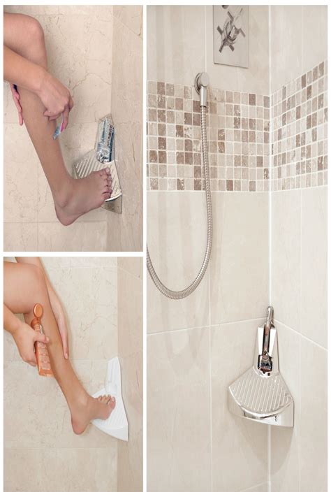 shaving step in shower